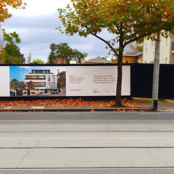 Hoarding Wraps and 3D Signage