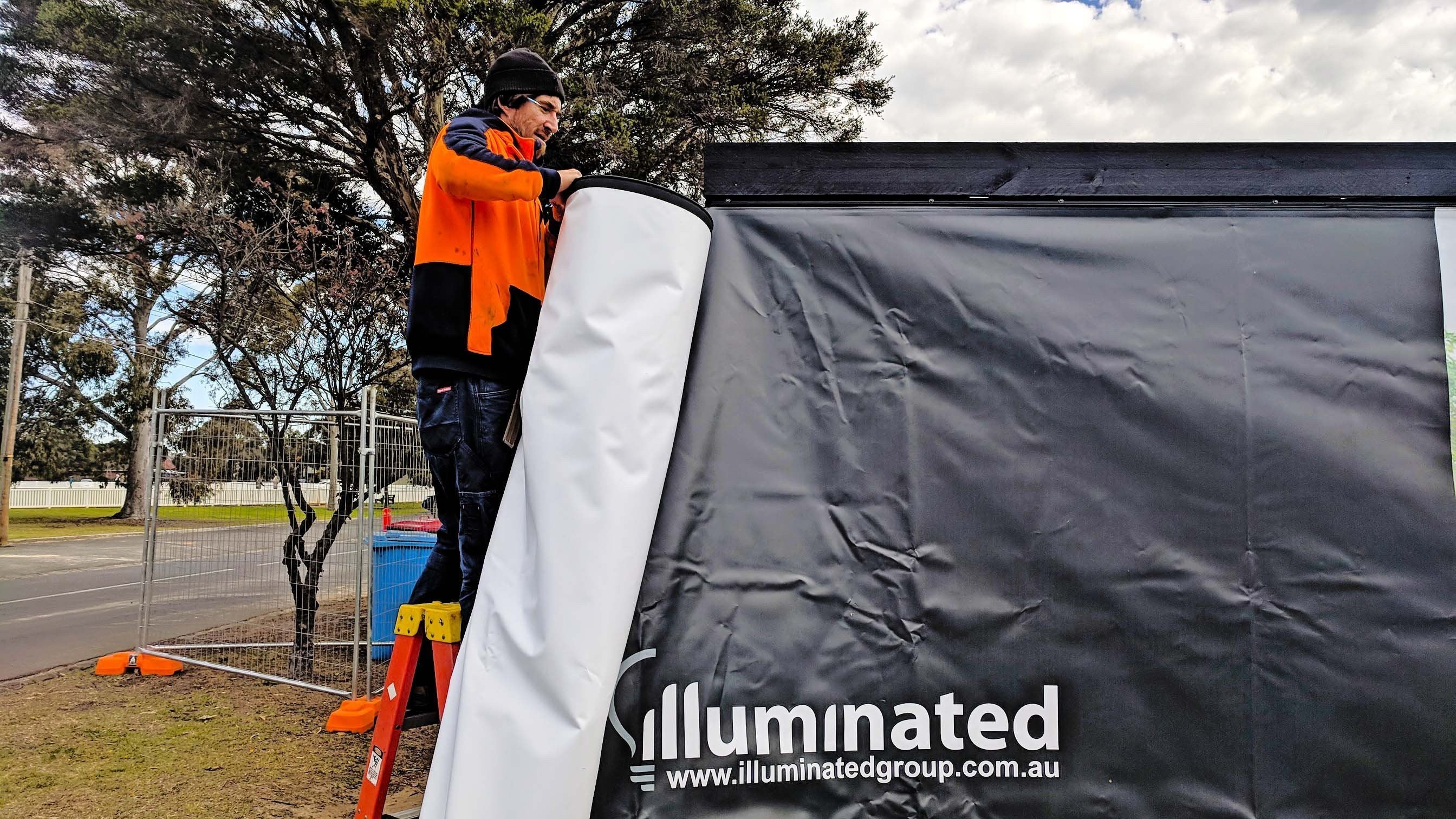 Hoarding Wraps and 3D Signage