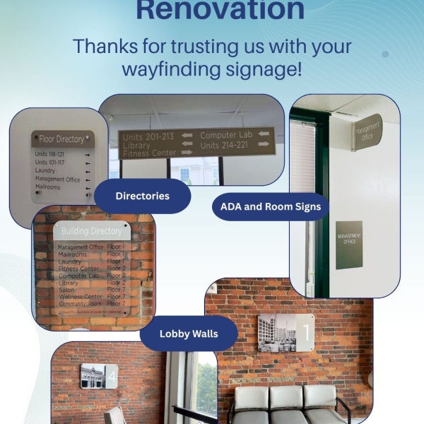 Kings Beach Tower, Revere MA - Wayfinding and Directional Signage