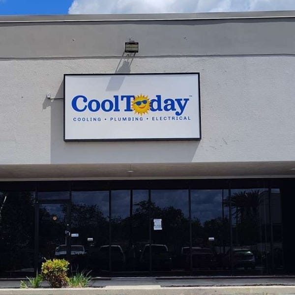Building Sign - Lit Cabinet