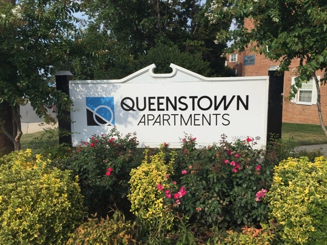 Monument sign after refurbishment