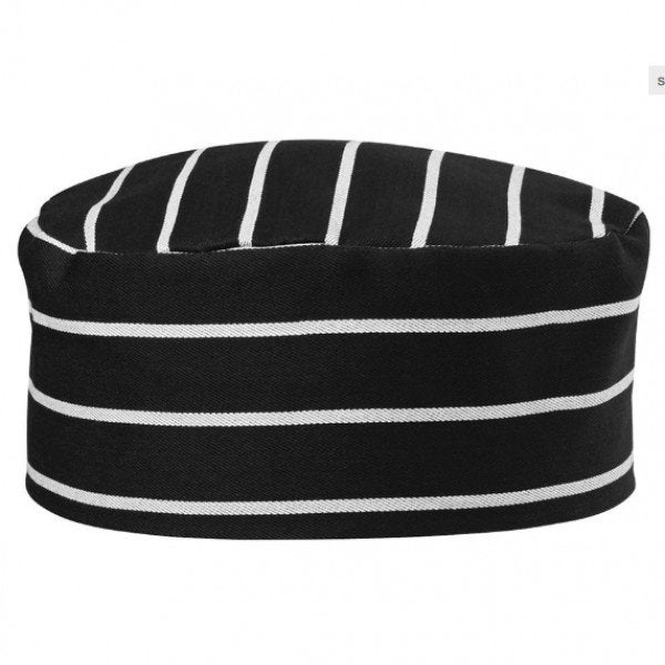10 pk JB's Pleated Chef's Hat with 4 layered band & Hook Pie tape Closure adju 
