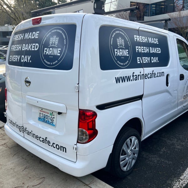 Vehicle Graphics - Farine Bakery, Redmond, WA