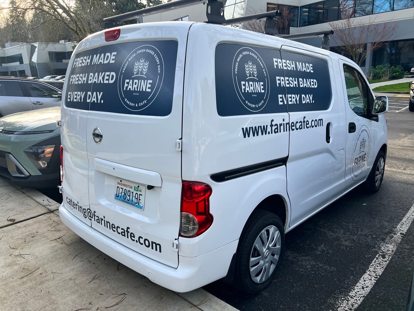 Vehicle Graphics - Farine Bakery, Redmond, WA