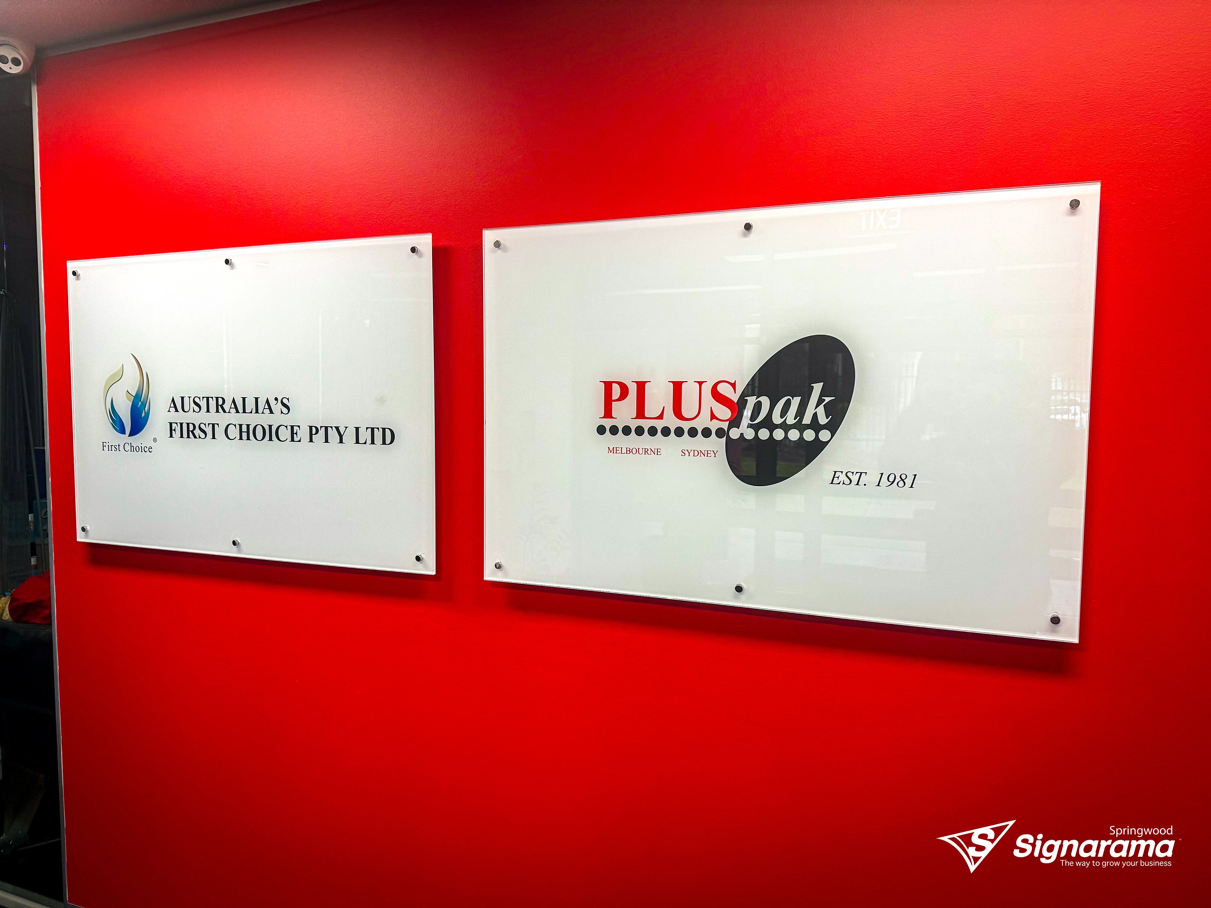 Site Signage - Plus Pak