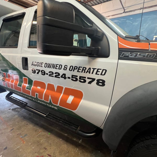 Hilland Landscaping Vehicle Wrap