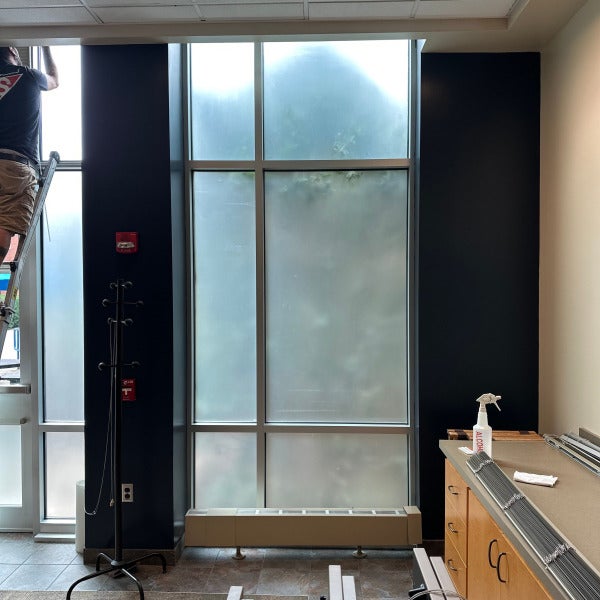 Frosted window film - Penn State Greater Allegheny - Mckeesport