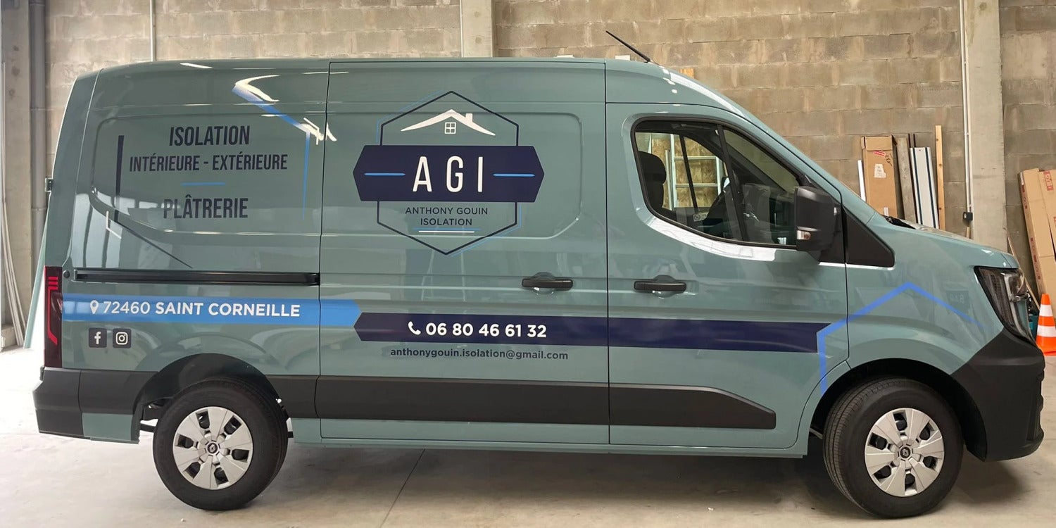 Décoration d'un véhicule utilitaire