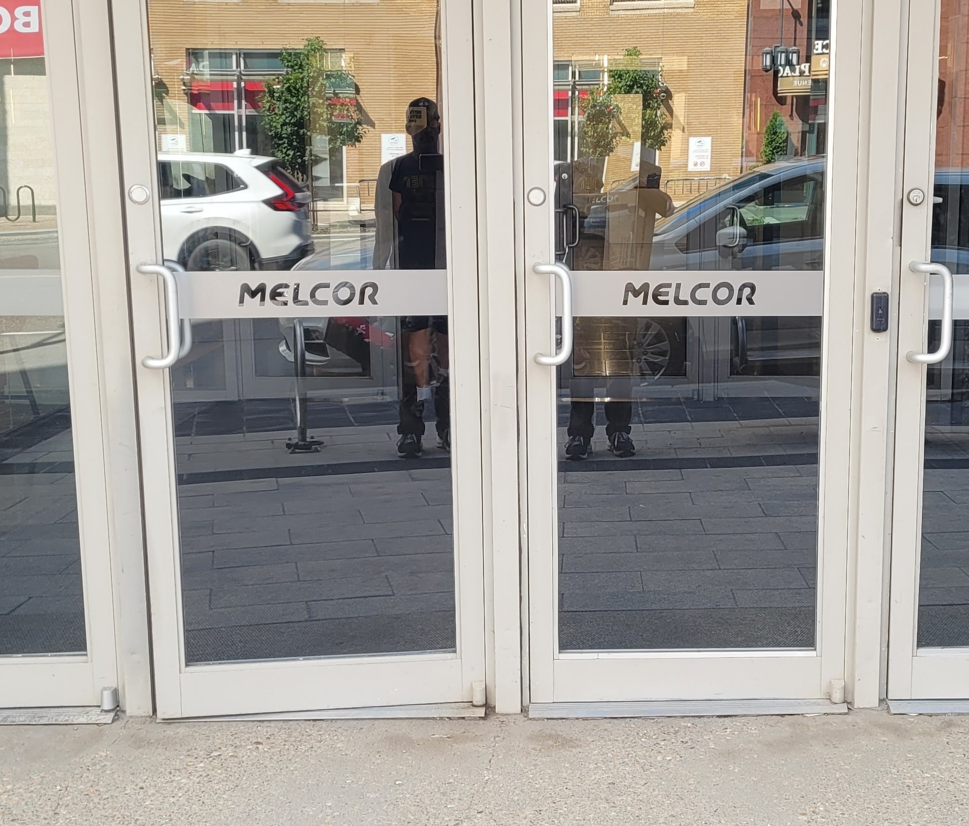 Signage for Melcor at the Edmonton Unlimited Building