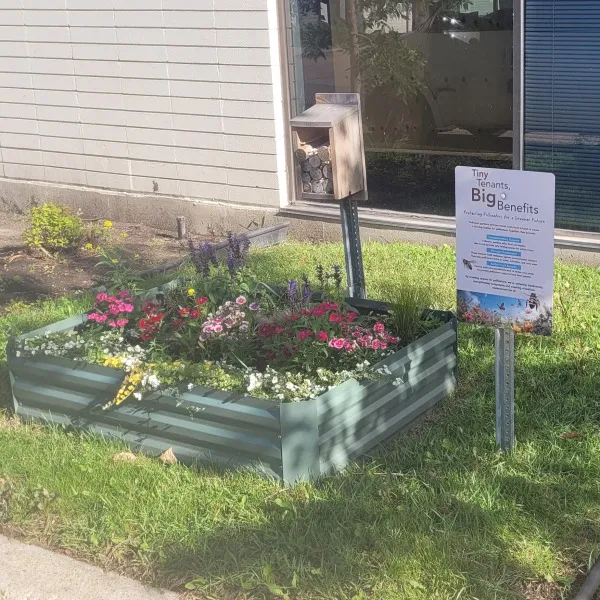 Tiny Tenants, Big Benefits Sign in Edmonton, AB