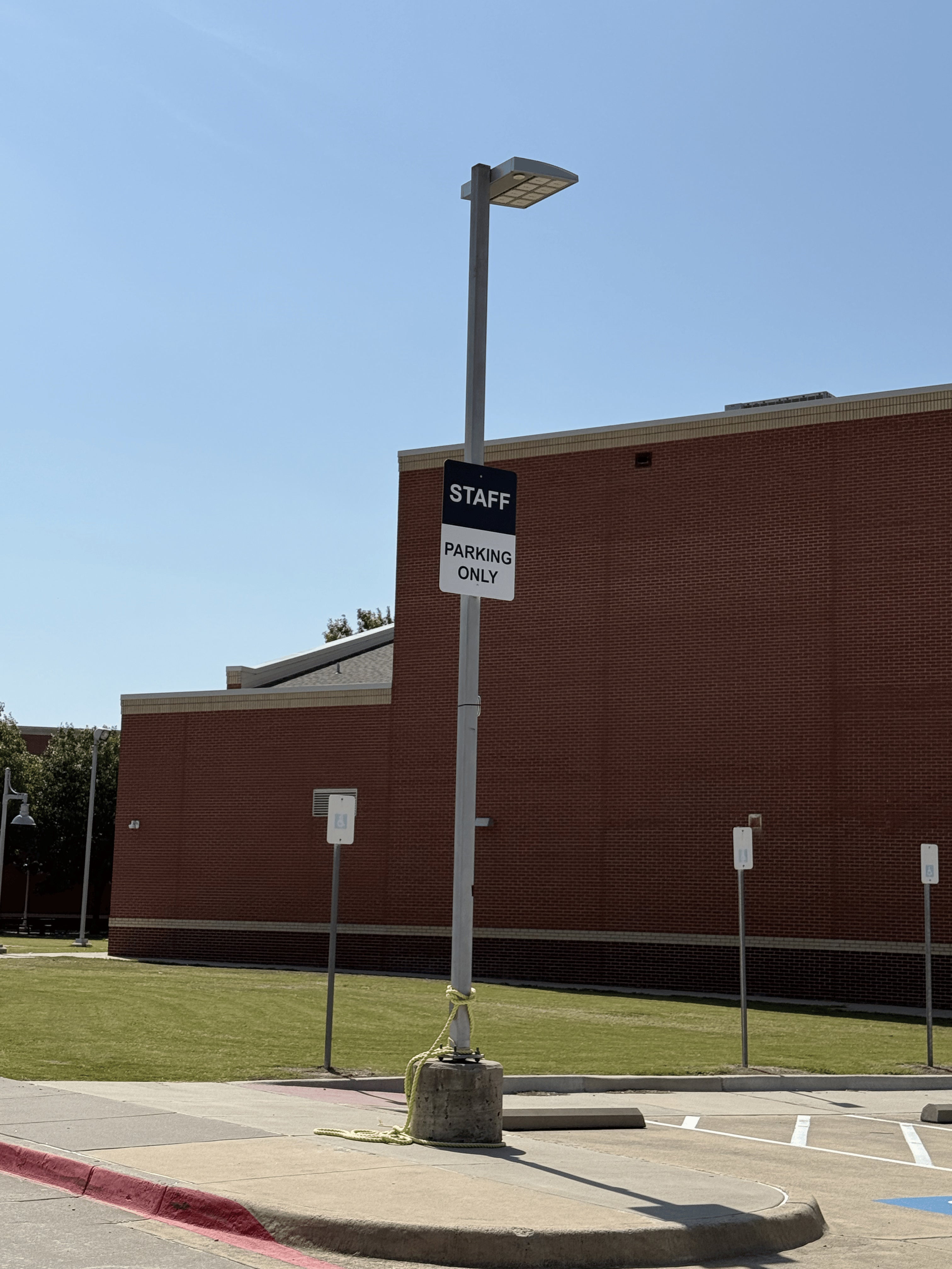 Lovejoy High School Parking Zones Signs