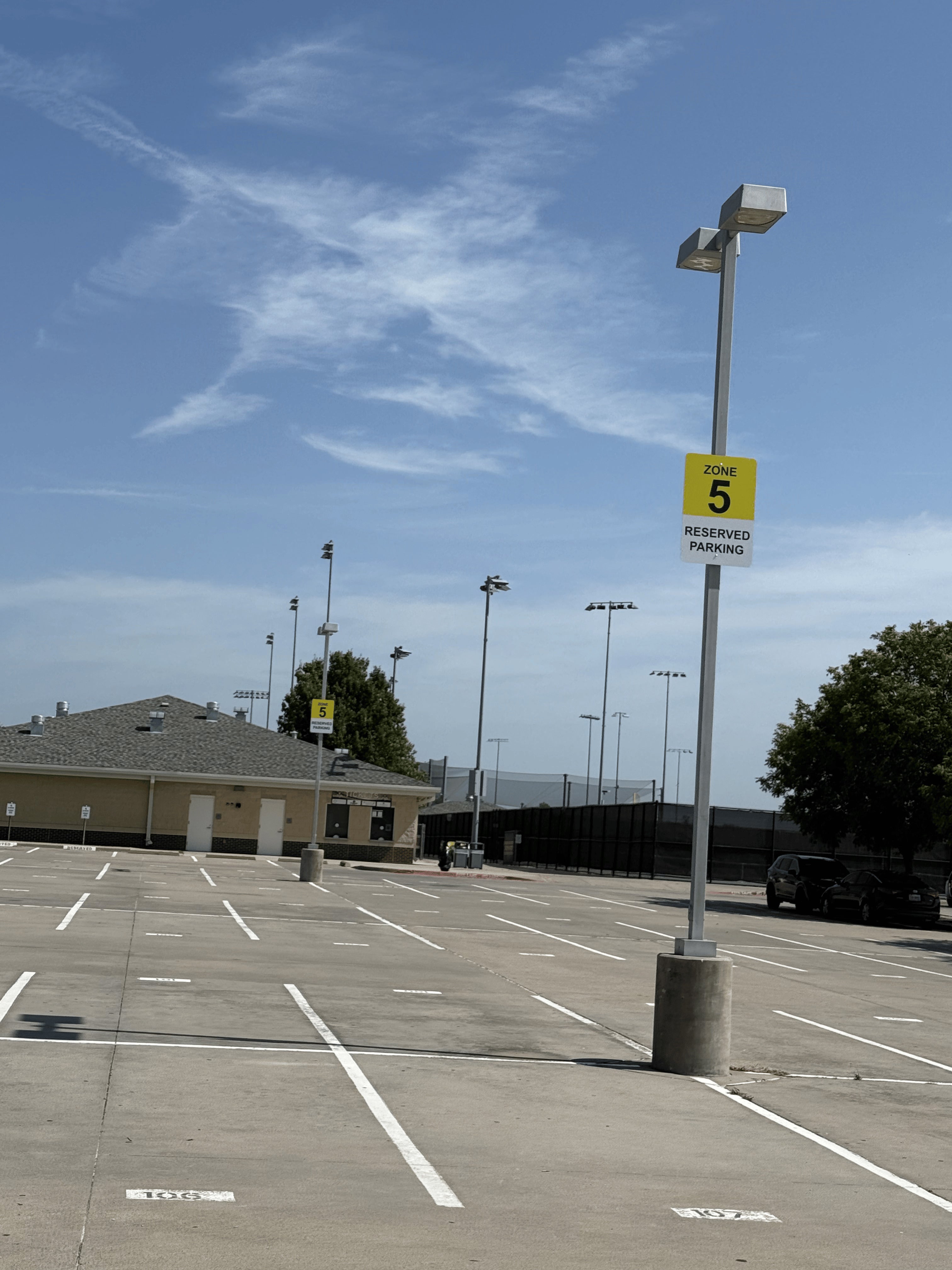 Lovejoy High School Parking Zones Signs