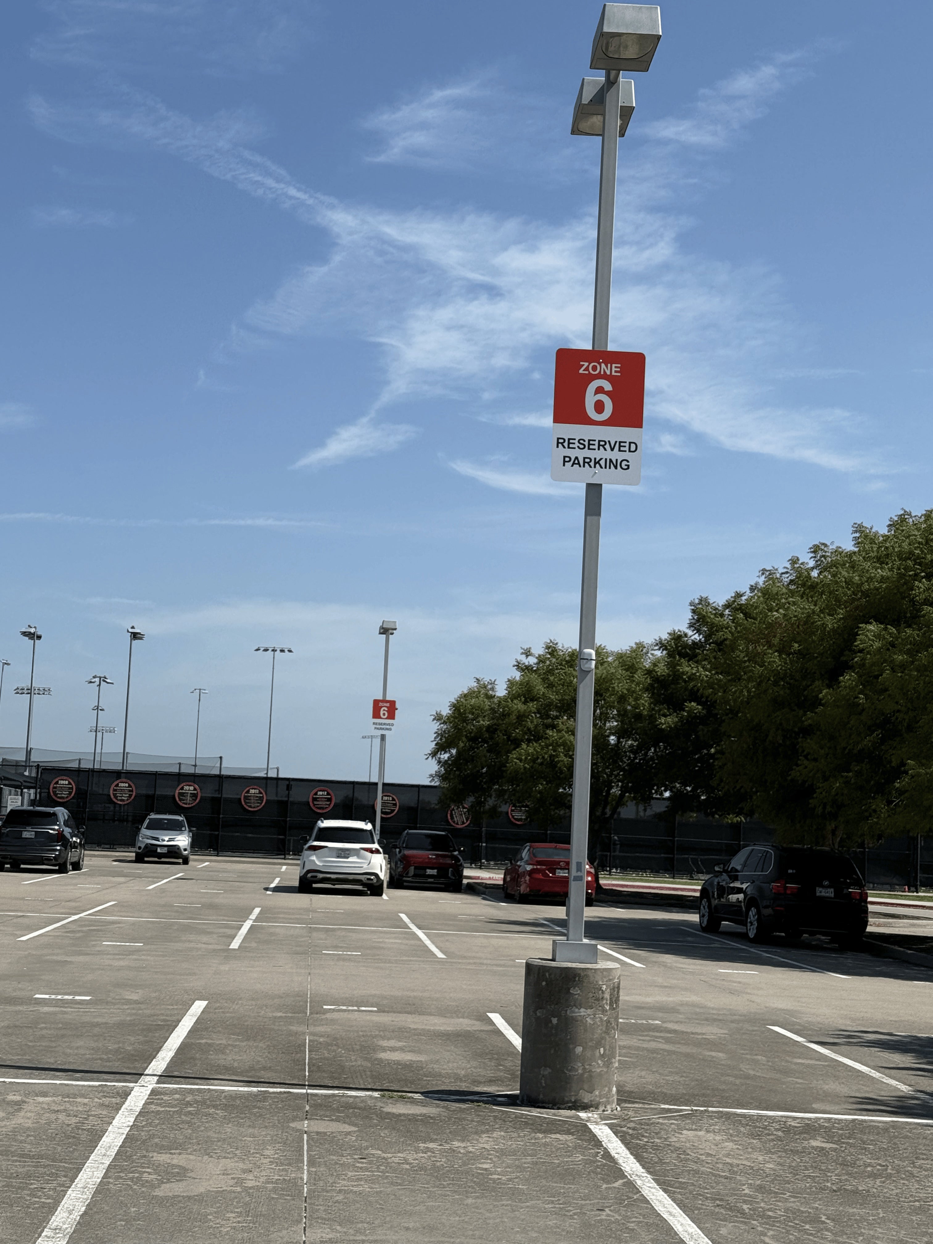 Lovejoy High School Parking Zones Signs