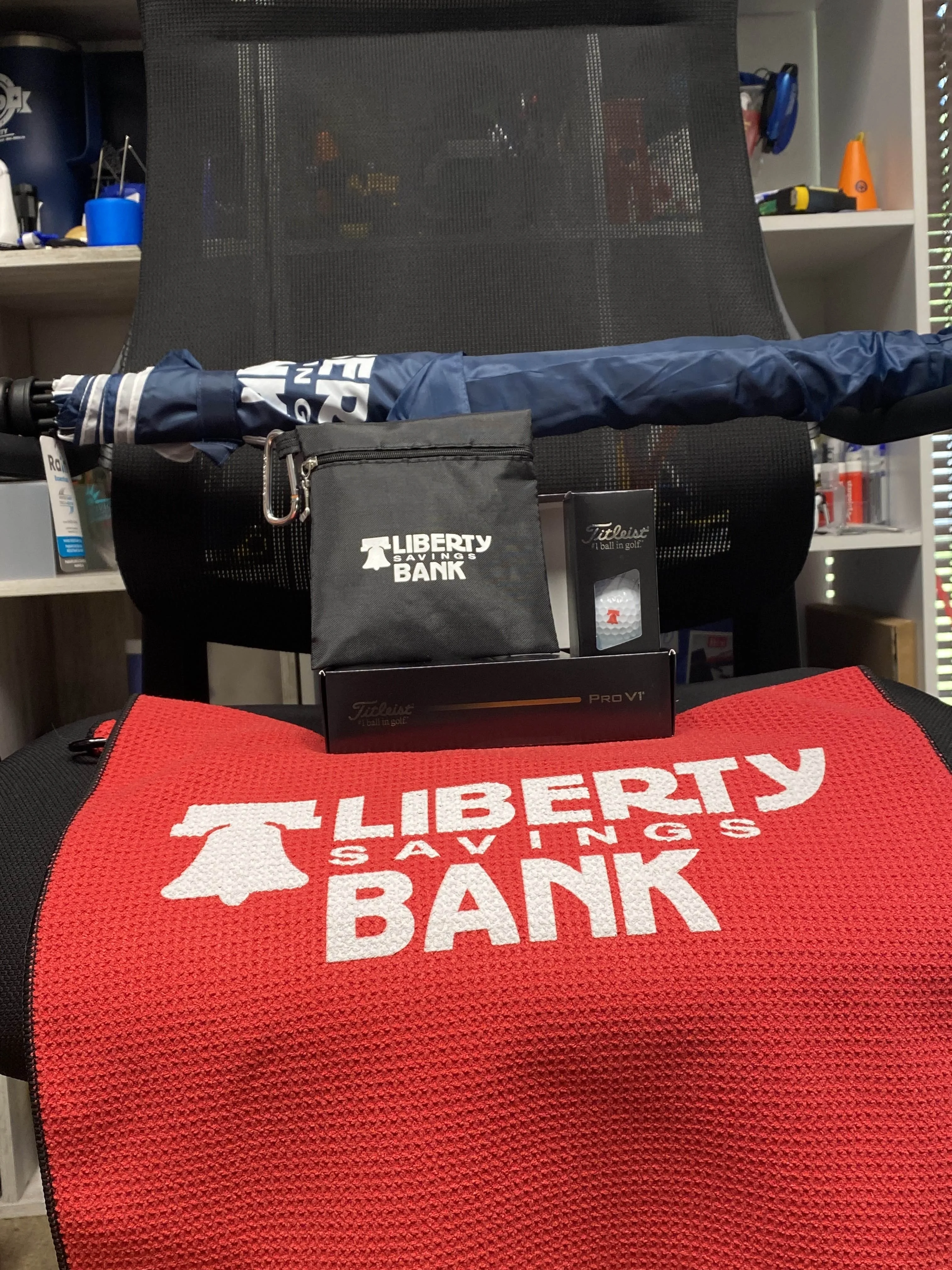 Branded Golf Event Kits for Liberty Savings Bank