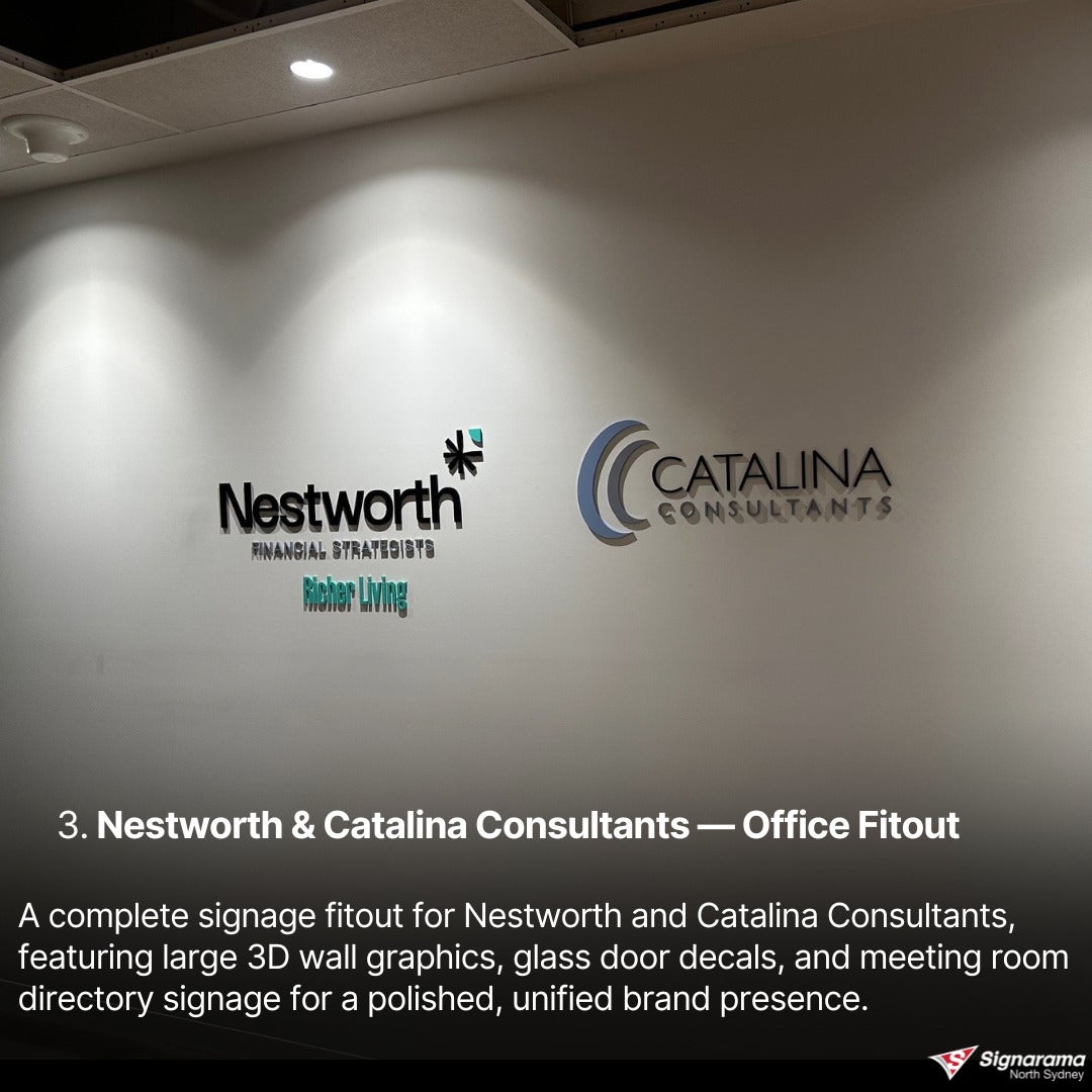 Office Fitout Signage Collection | 3D Signs, Directory Boards, Wall Graphics