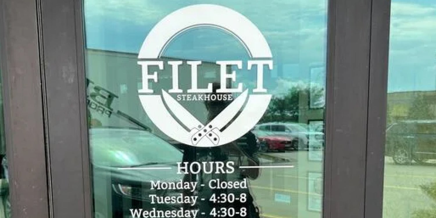 Vinyl Window Lettering