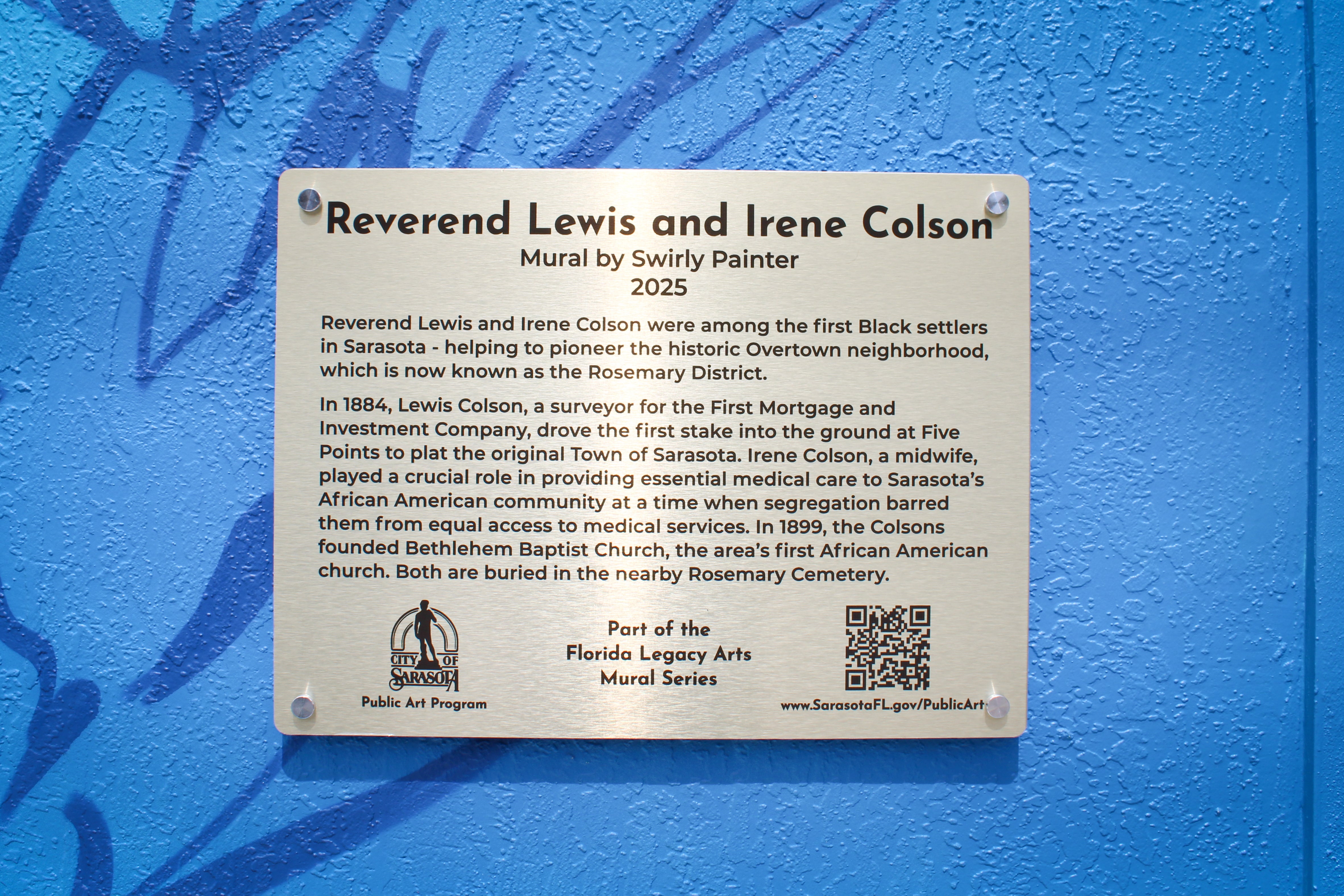 Honoring History Through Art: Our Contribution to the Colson Mural in Sarasota