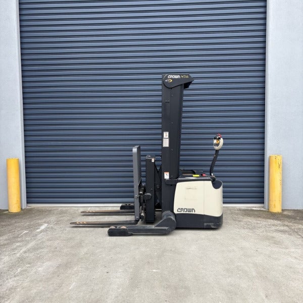 Used Crown Electric Walkie Stacker #W266