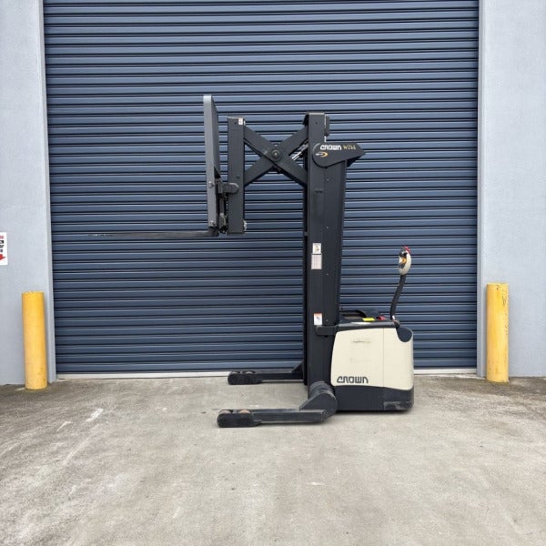 Used Crown Electric Walkie Stacker #W266