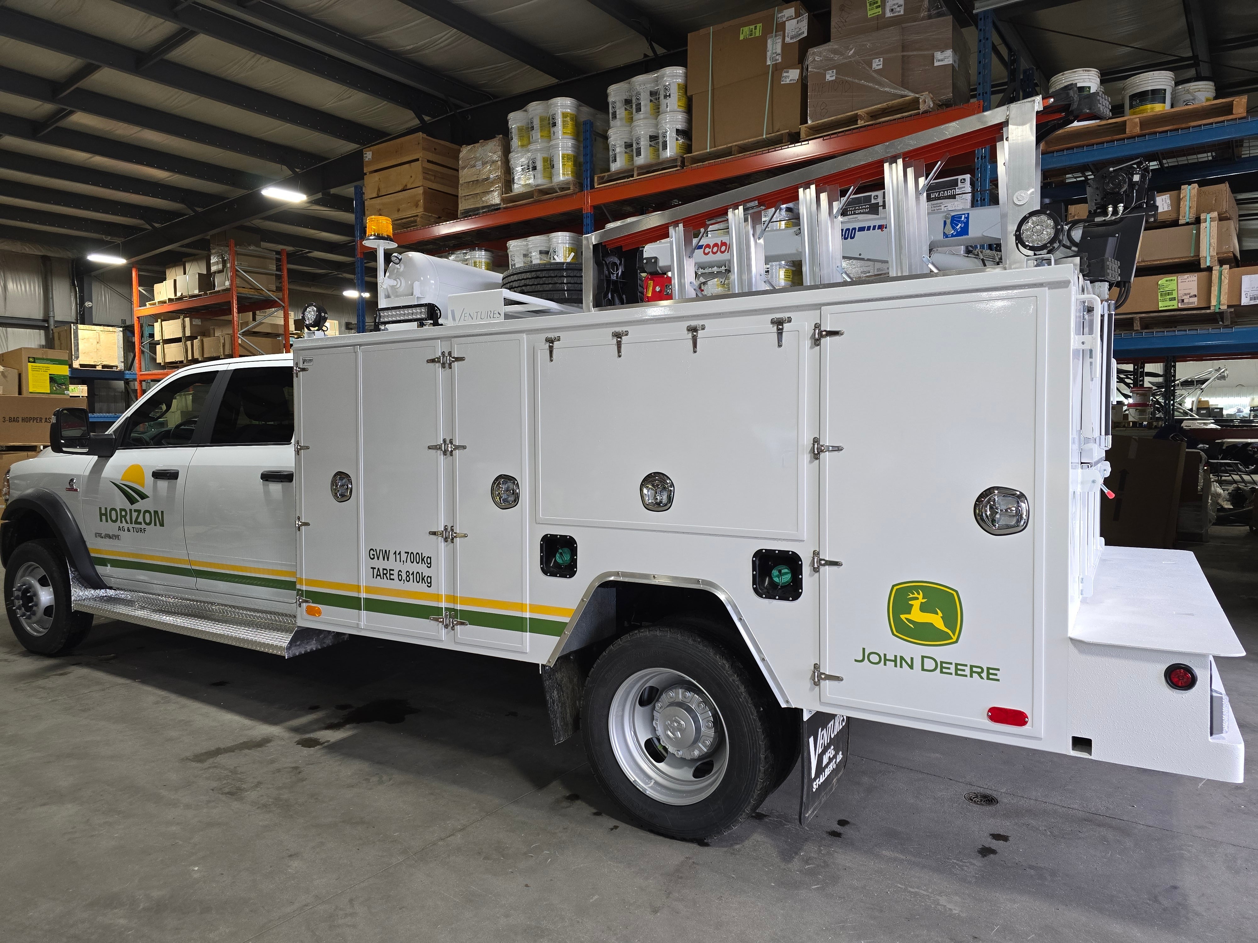 Service Truck Vehicle Graphics for Horizon Ag & Turf in High Prairie, AB