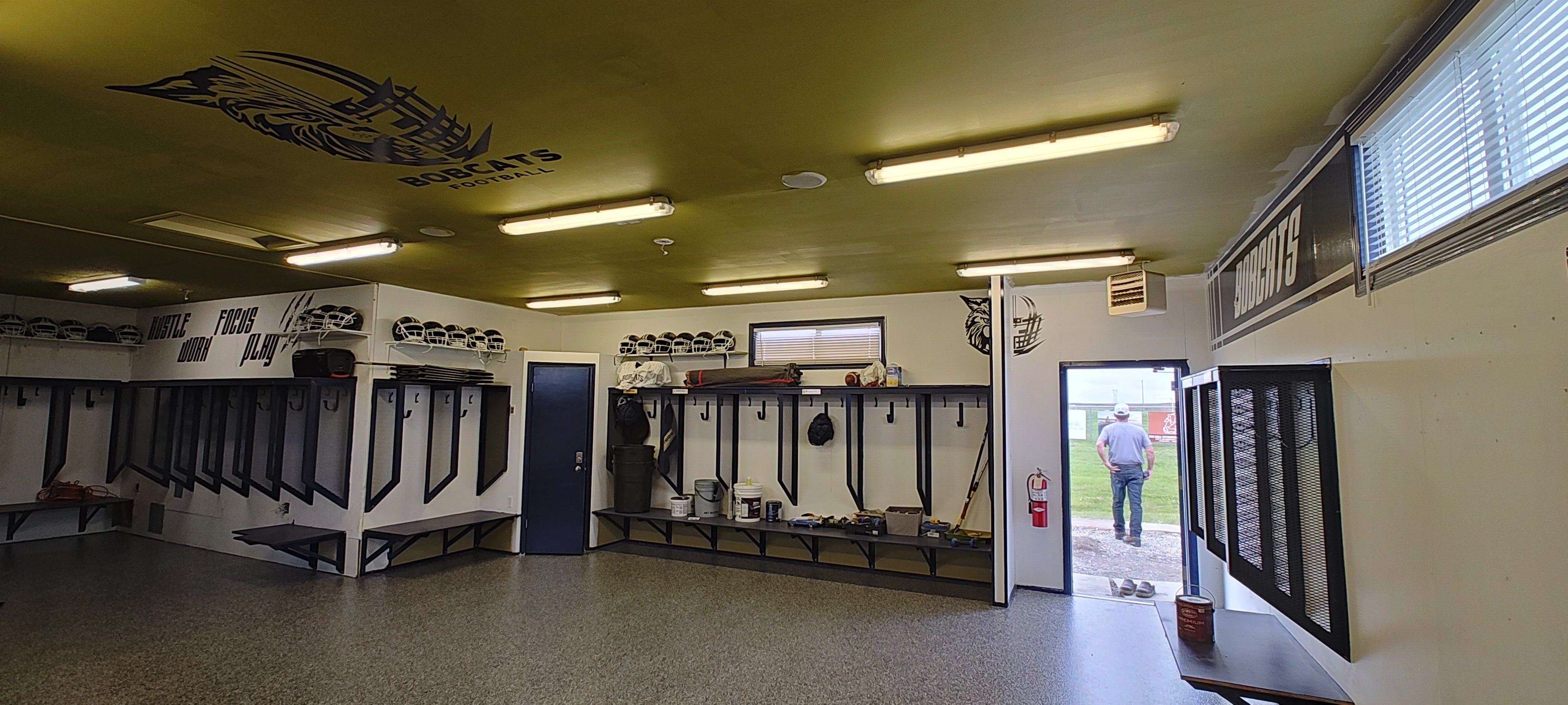 Bow Valley High School Locker Room