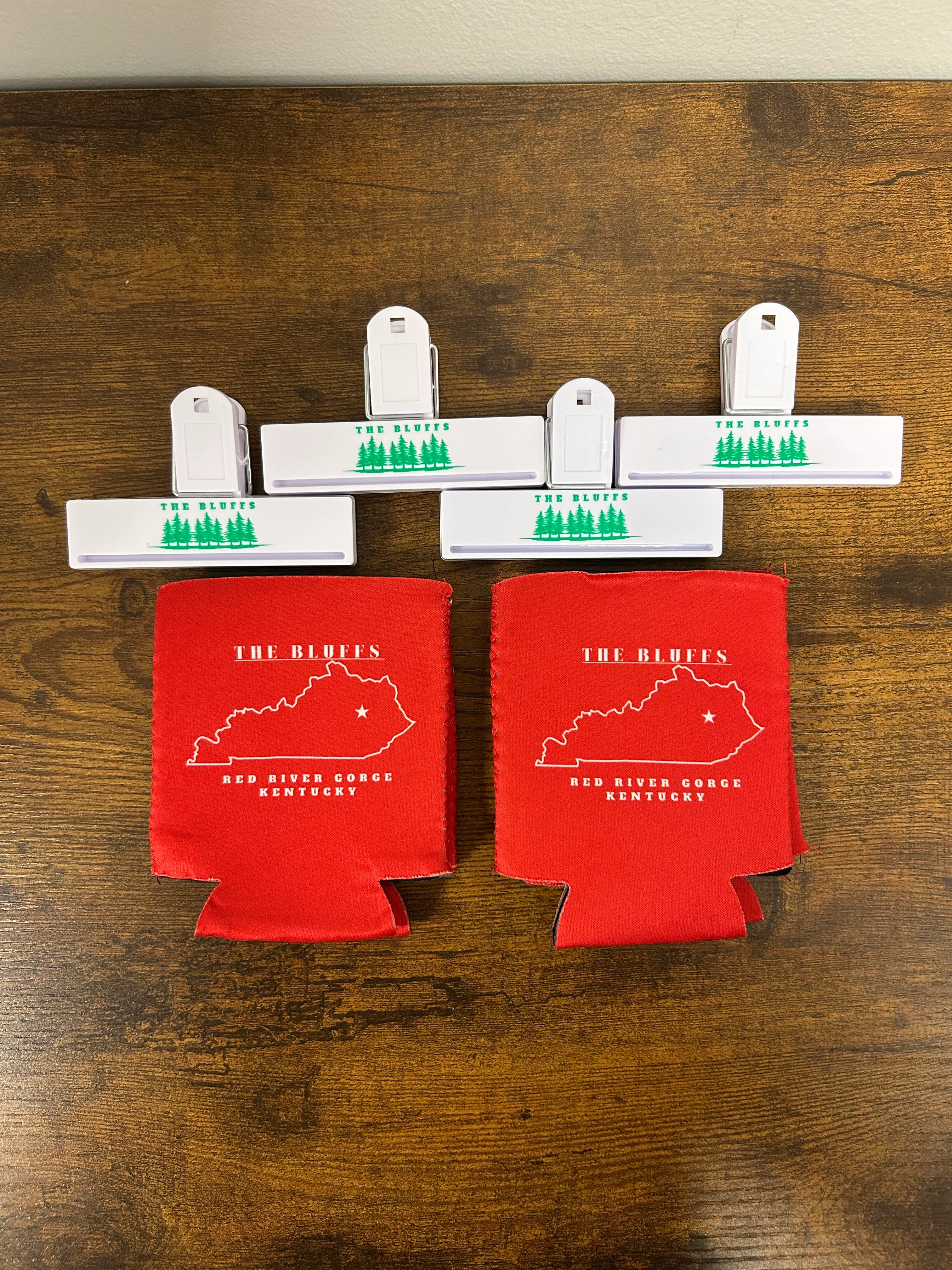 Custom Chip Clips and Koozies