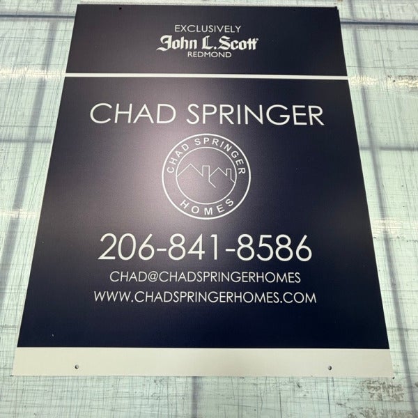 Realtor Signage Tips: How to Build a Professional Realtor Brand That Gets Results - Chad Springer Homes, Redmond, WA
