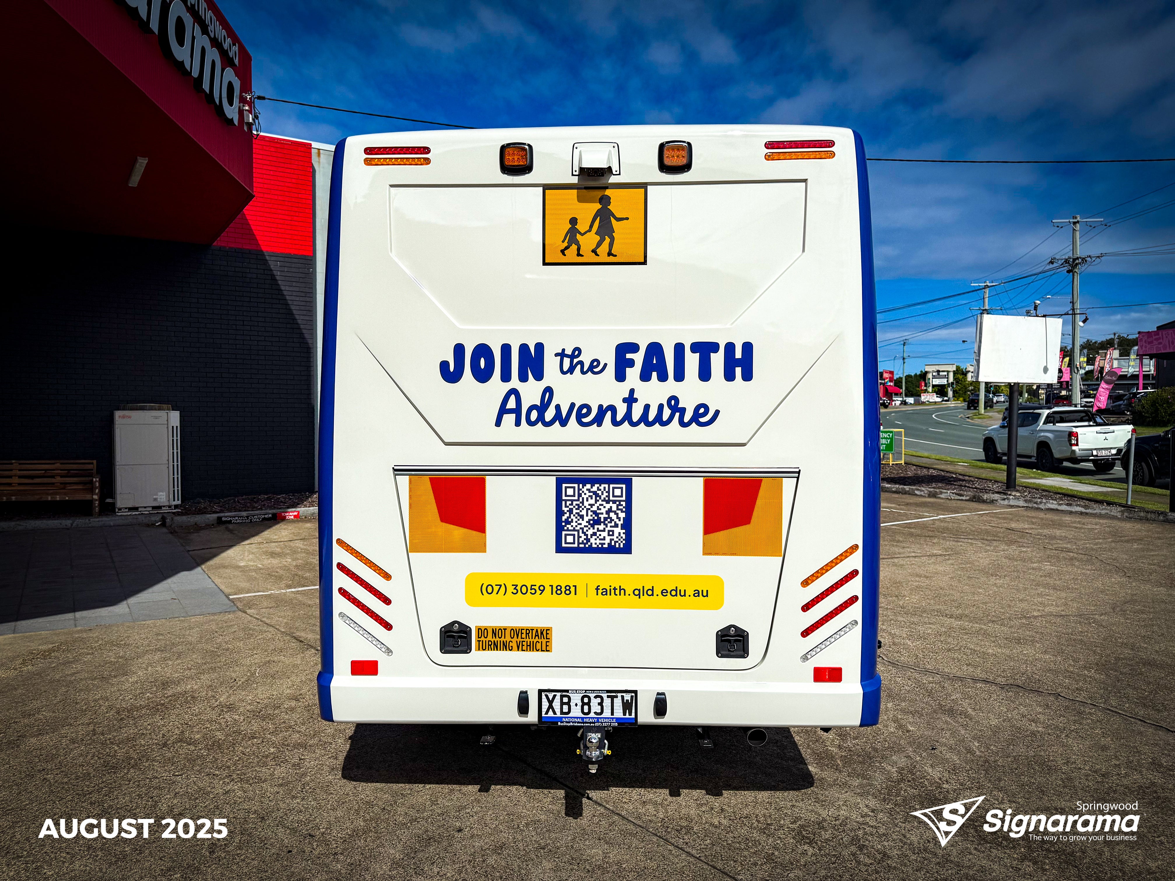 Faith Christian School Bus Wrap