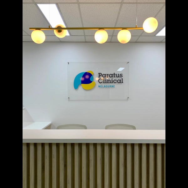 Office Signage -Paratus Clinical Research Melbourne - Northcote VIC.