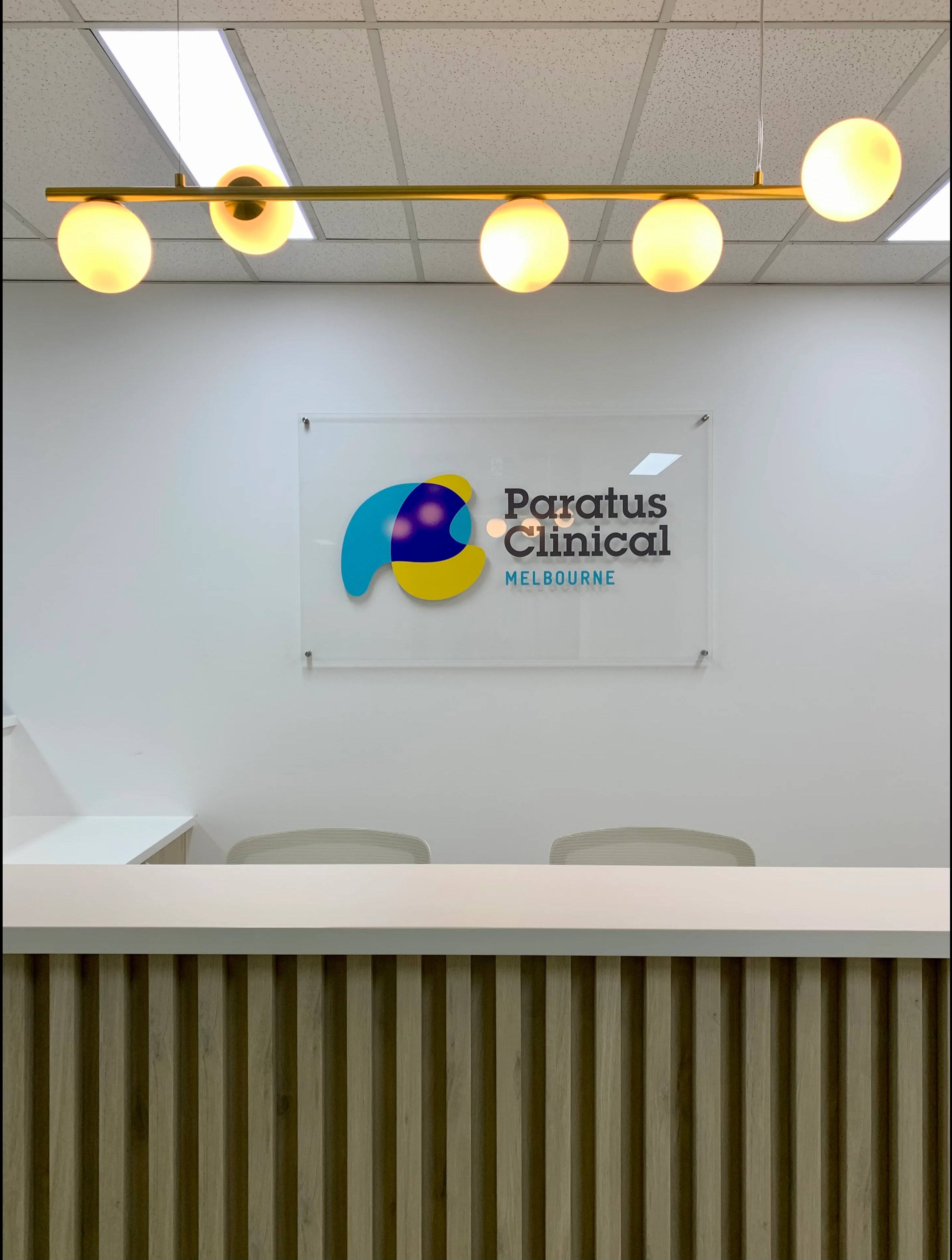 Office Signage -Paratus Clinical Research Melbourne - Northcote VIC.