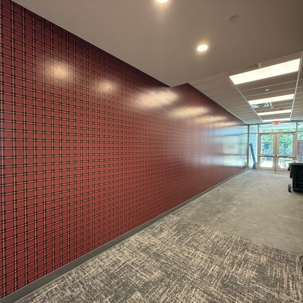 Shriner University_Wall Wrap