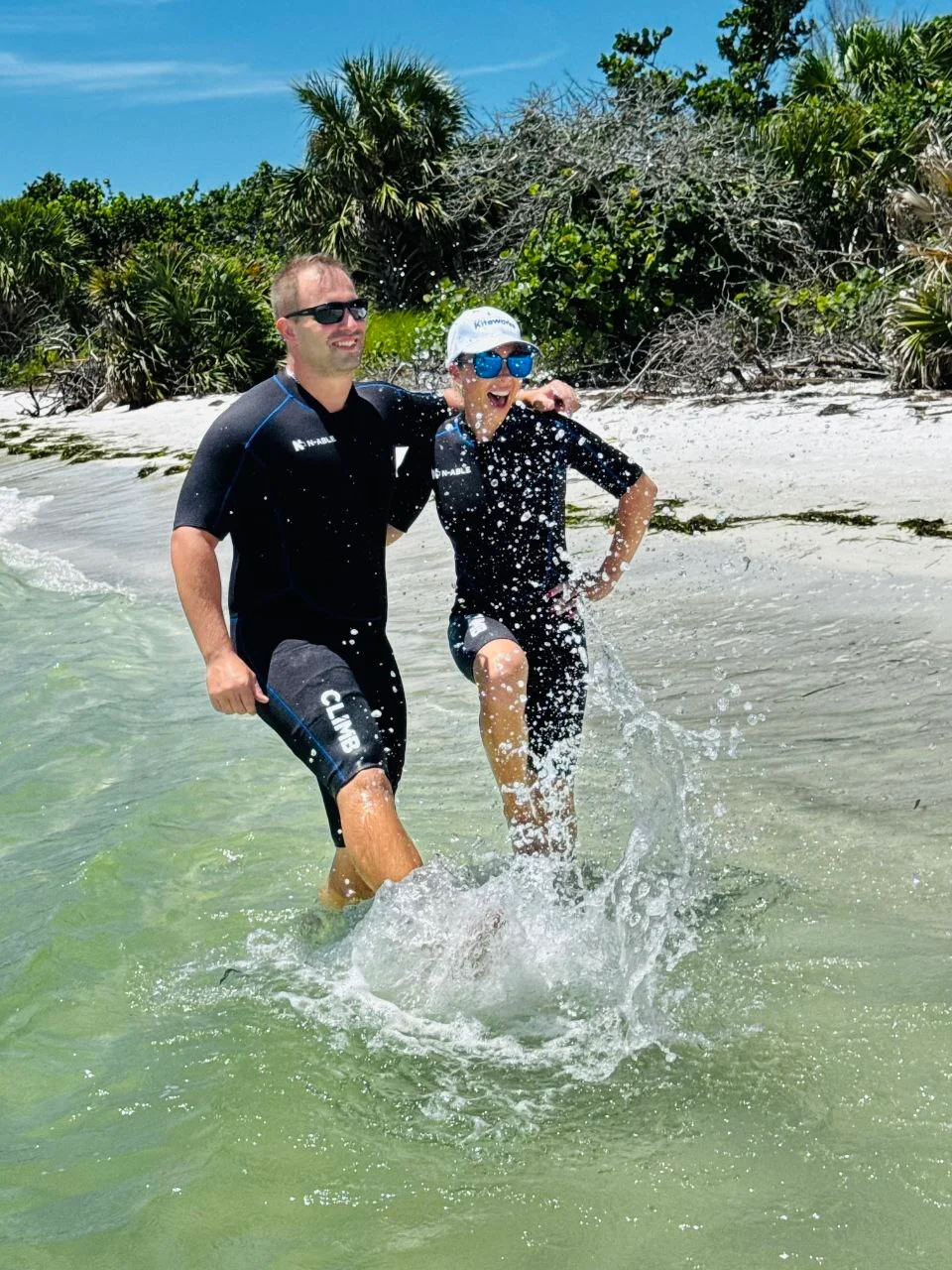 Custom Wetsuits for CLIMB's Exclusive Scuba & Beach Event