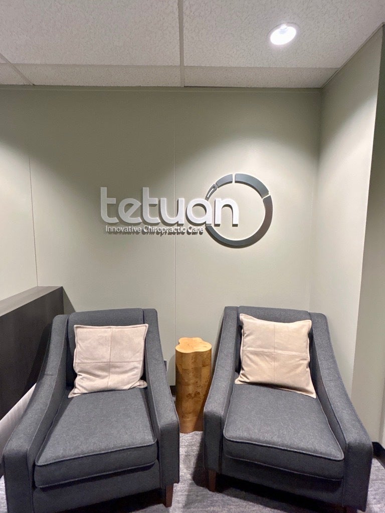 Custom Lobby Sign - Unforgettable Brand Impression - Tetuan Chiro, Bellevue, WA