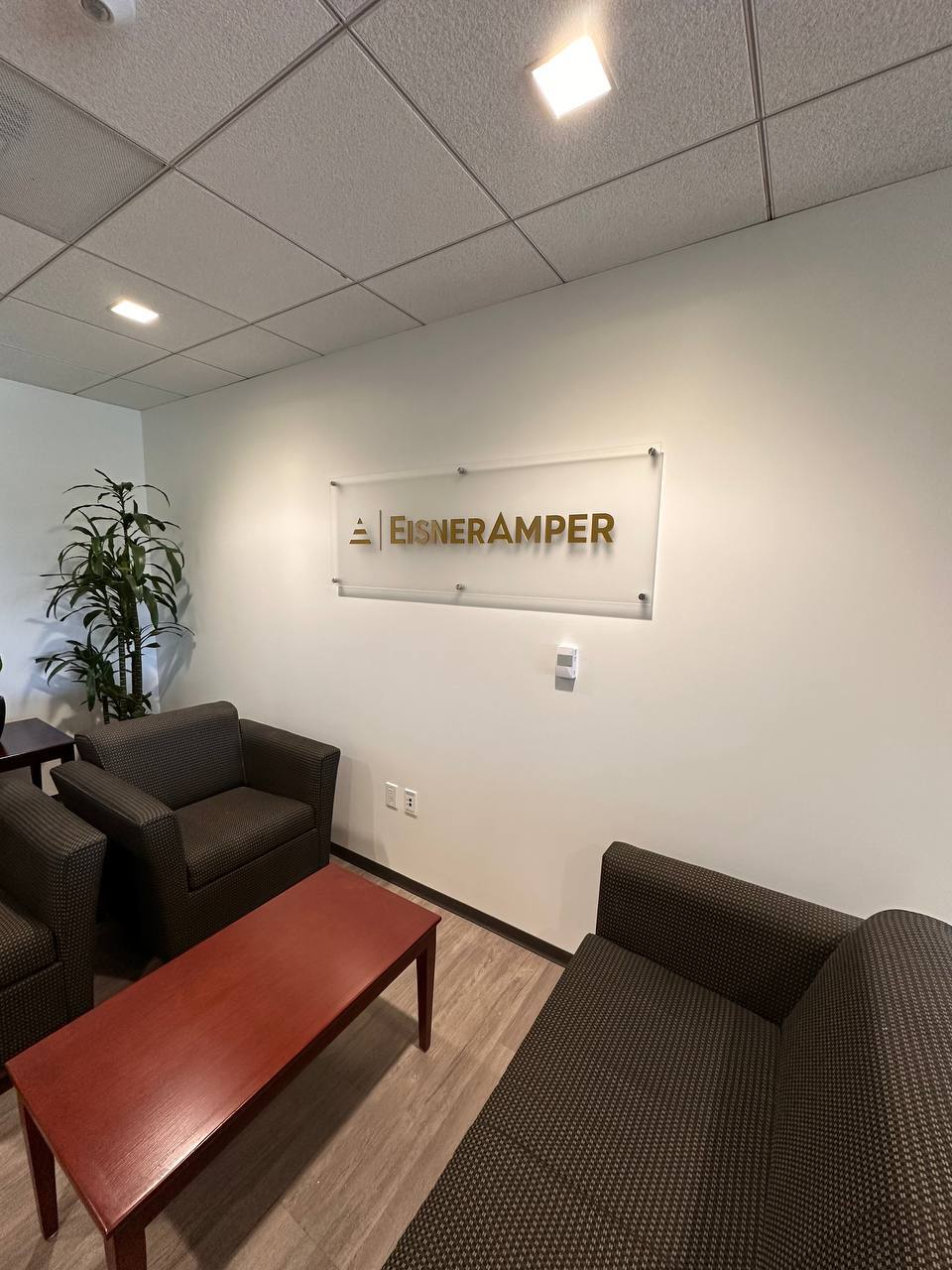Lobby Sign Design, Fabrication & Installation – EisnerAmper