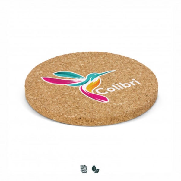 Custom Oakridge Cork Coaster - Round