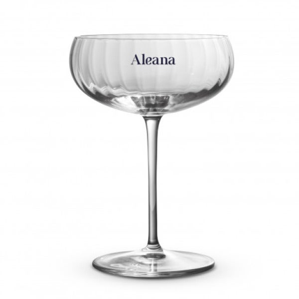 Custom Luigi Bormioli Optica Cocktail Glass