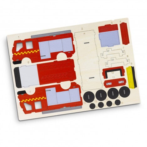 BRANDCRAFT Fire Truck Wooden Model