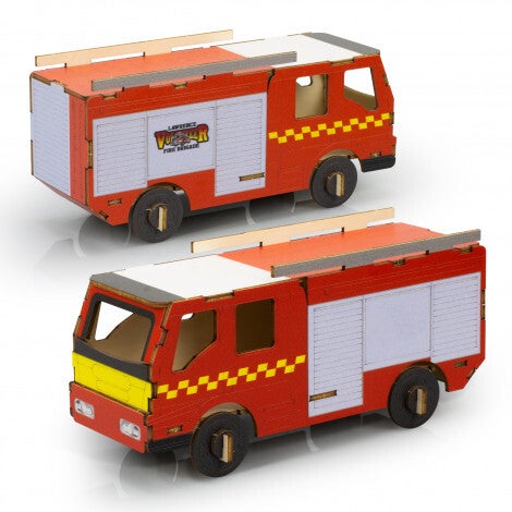 BRANDCRAFT Fire Truck Wooden Model