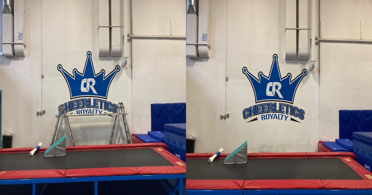 Cheerletics Wall Mural - Georgetown MA