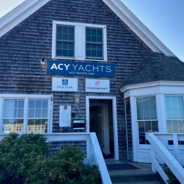 ACY Yacht - Tube Frame Storefront Sign - Newburyport