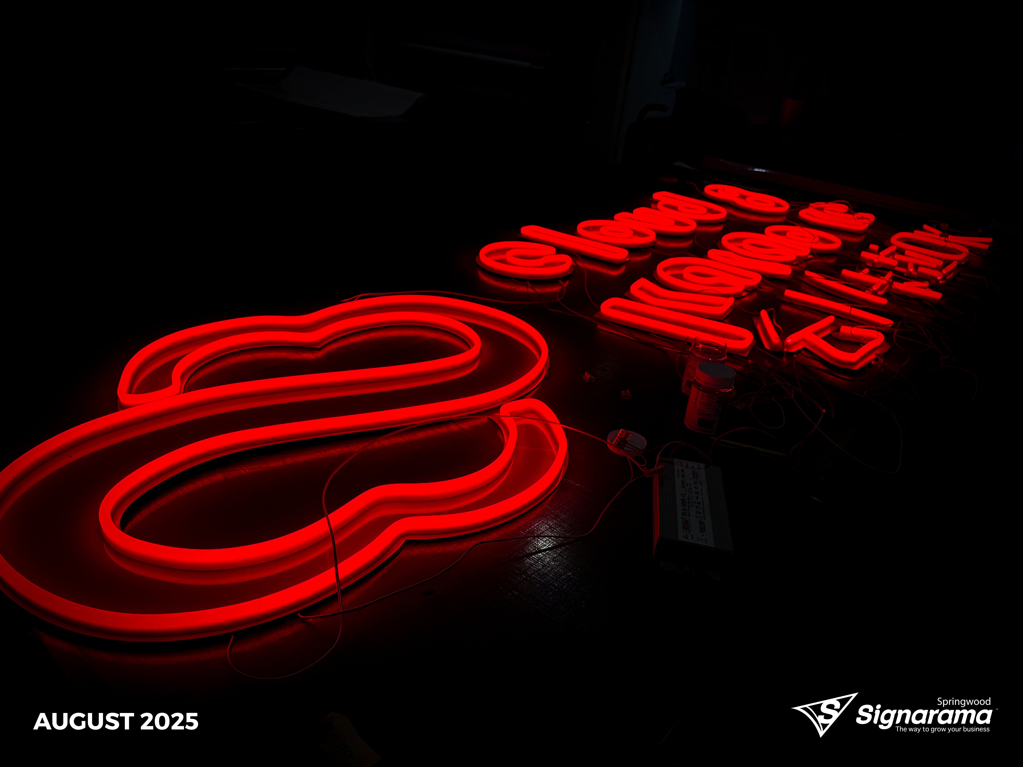 Neon Flex Signage - Cloud 8 Karaoke