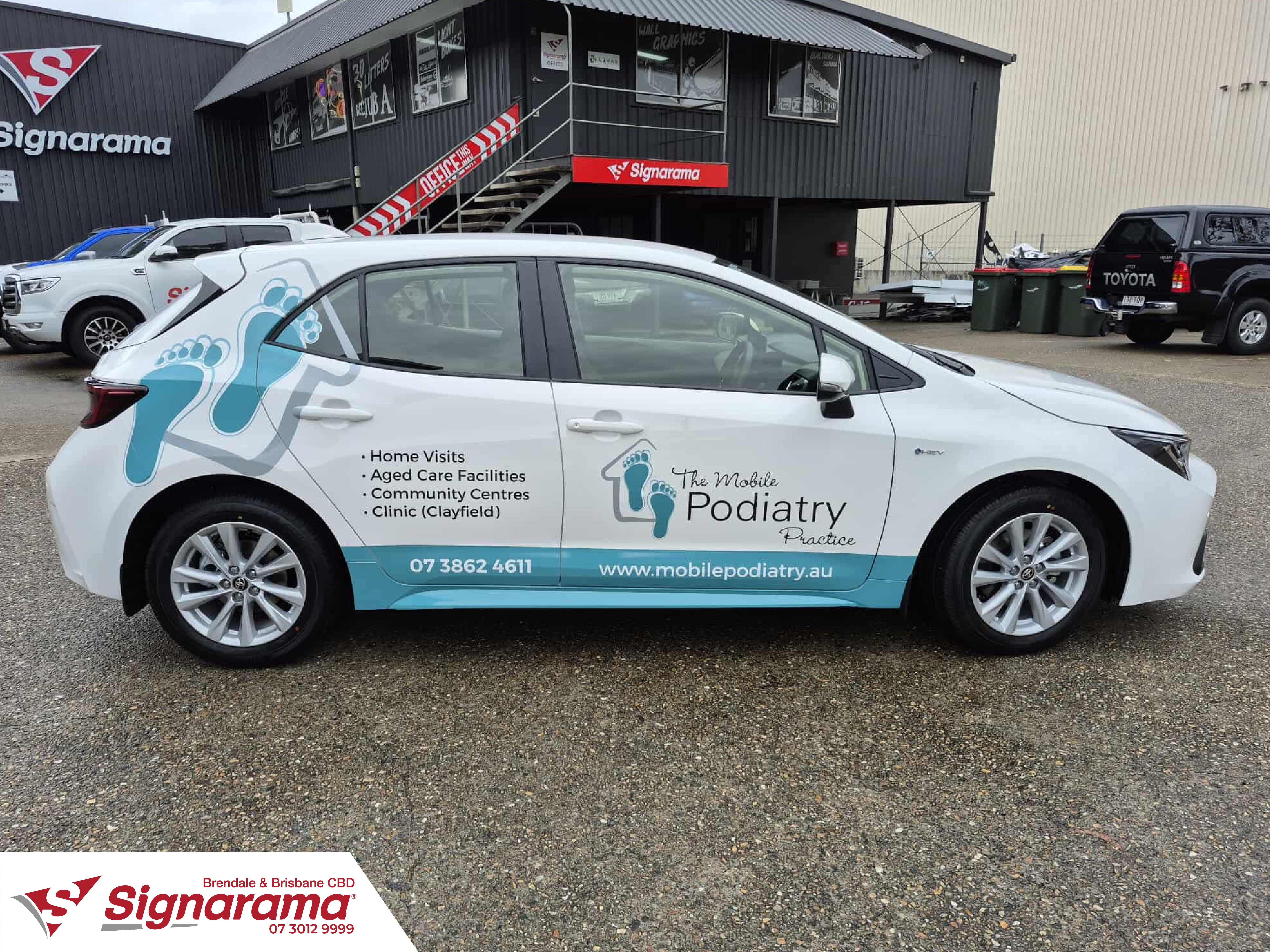 Car Wrap (fleet signage) - The Mobile Podiatry Practice