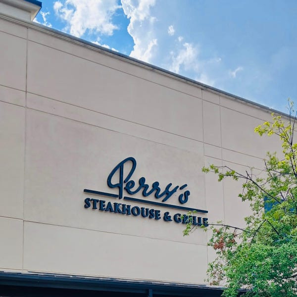 Perrys SteakHouse and Grille_Channel Letters_Removal and Installation
