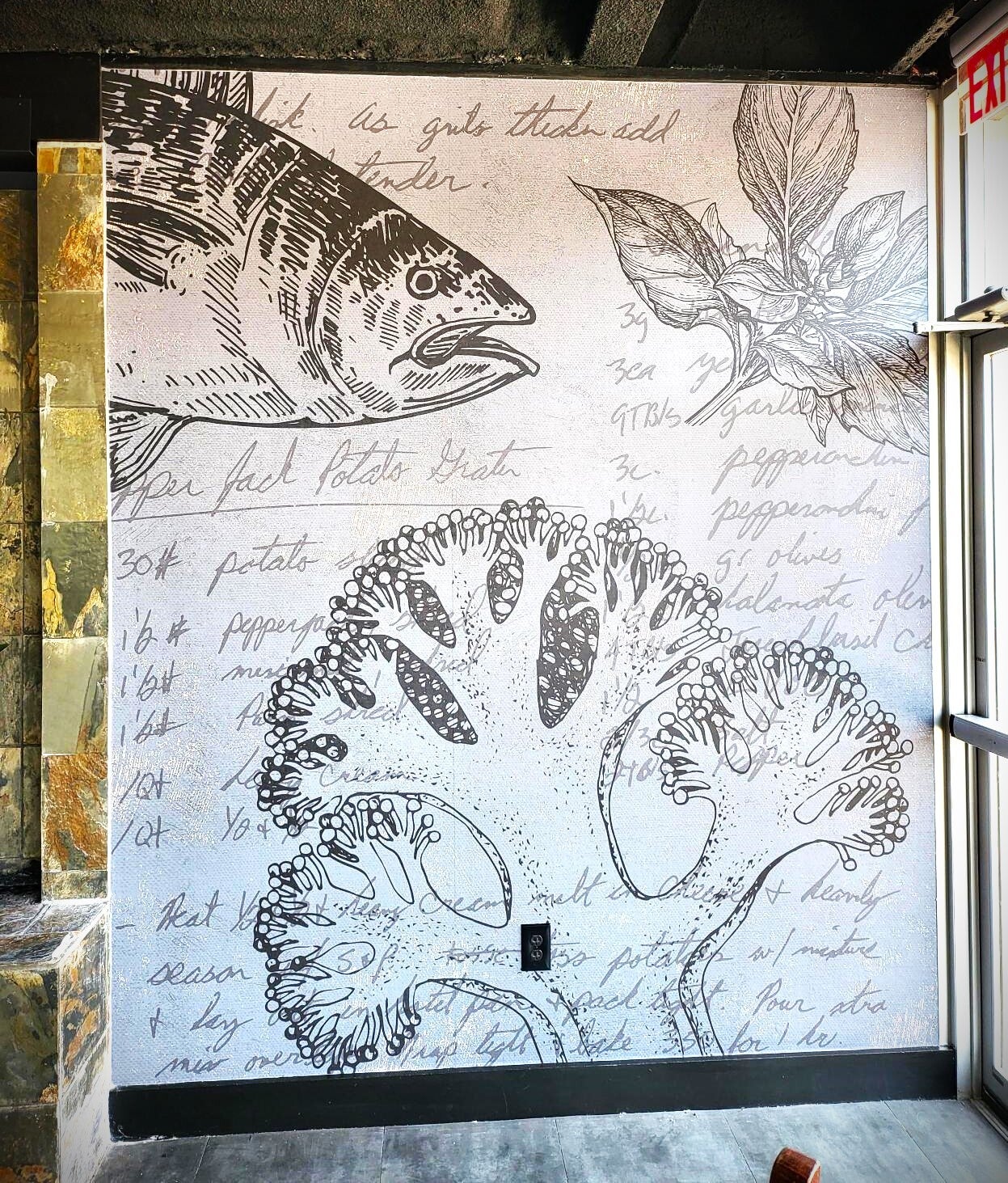 This Louisville Restaurant Decor Graphic is Fabulous!