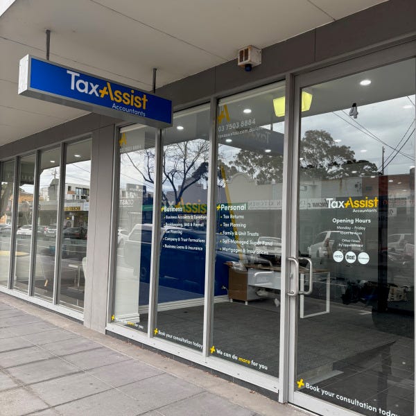 Tax Assist- Shop Front