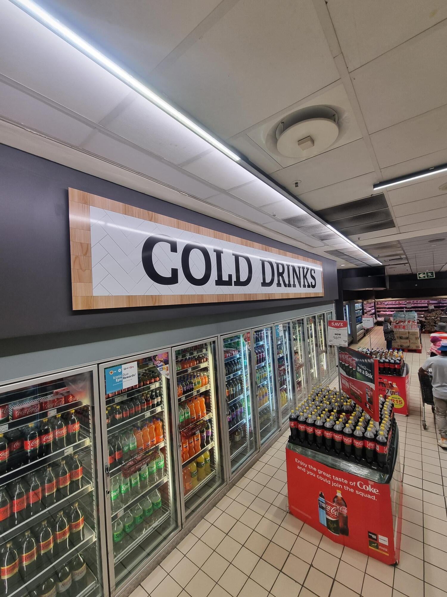 Indoor Signage Installation for Pick n Pay Sasolburg