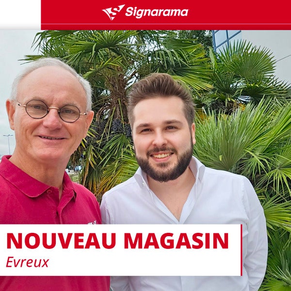 Un nouveau magasin Signarama ouvre à Évreux avec Lucas Hooijmaijers