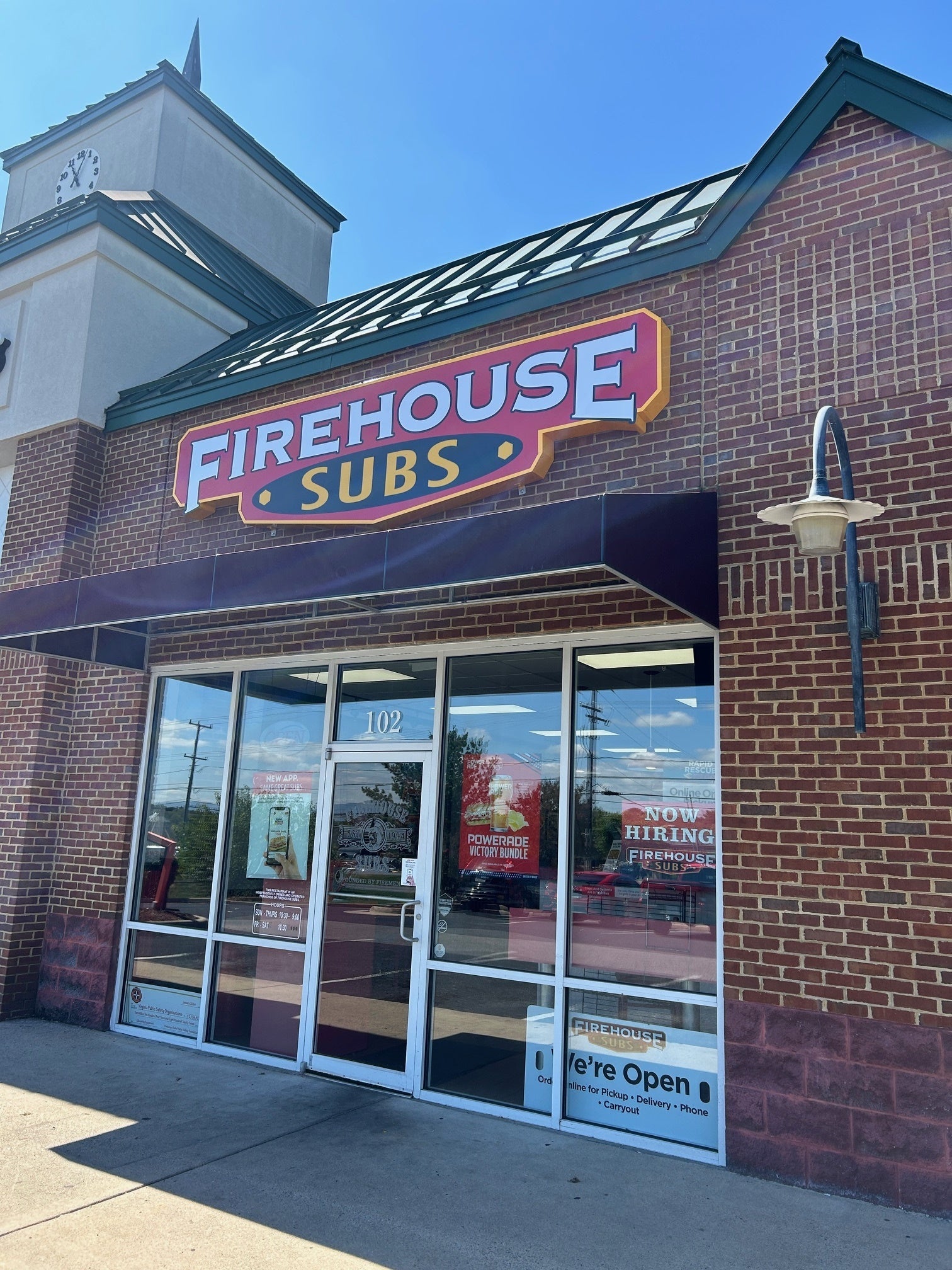 Sign for Firehouse Subs