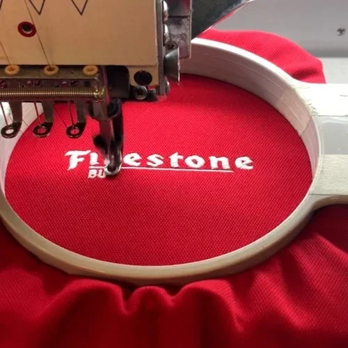 Precision Embroidery for Firestone Builders