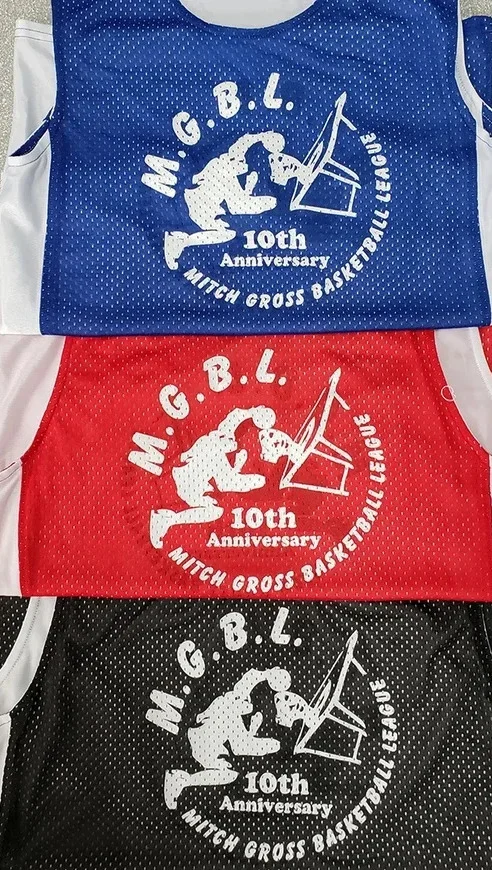Scoring with Custom Basketball Jerseys for Mitch Gross Basketball League (M.G.B.L.)